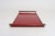 Art Deco American Art Deco Chrome, Glass, Red Laminate and Painted Wood Tray For Sale - Image 3 of 18