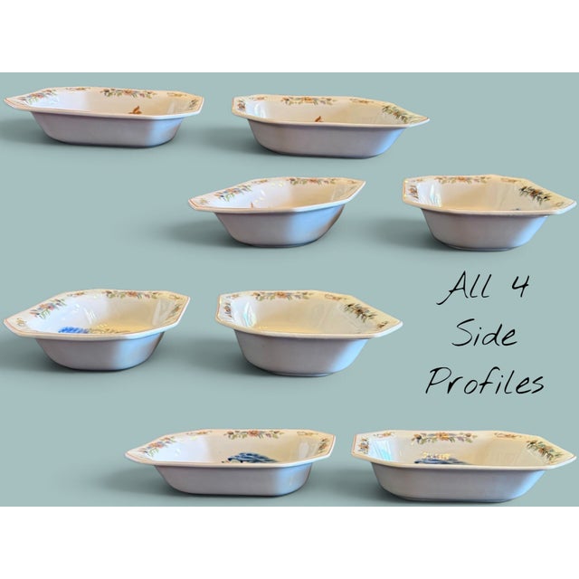 Vintage Wedgwood Lotus Georgetown Vegetable Serving Bowls - Pair For Sale - Image 9 of 11