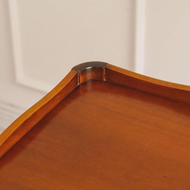 Louis XIV Asymmetrical Bedside Tables in Cherrywood, Set of 2 For Sale - Image 5 of 17