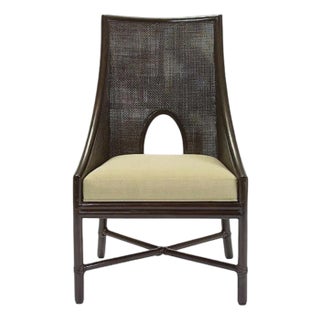 Barbara Barry for McGuire Caned Arm Chair For Sale
