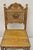 Vanleigh Furniture Antique Vanleigh Carved Oak Italian Renaissance Style Throne Dining Side Chair For Sale - Image 4 of 10