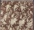 Mocha vintage Turkish Oushak rug with free-flowing green and cream flower blossoms, Keivan Woven Arts / rug EN-112392,...