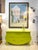 Elegant Chartreuse Bombay Style Commode/ Chest of Drawers For Sale - Image 9 of 18