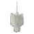 Murano Style Glass Tube Chandelier – 30 Albaster White Glasses For Sale