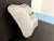 Opalescent Fluted Glass Shell Flush Light For Sale - Image 14 of 18