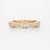 Metal Minimalist Diamond Band With Earth-Mined Diamond Accents in Solid 14k Gold, Size 6.75 For Sale - Image 7 of 8