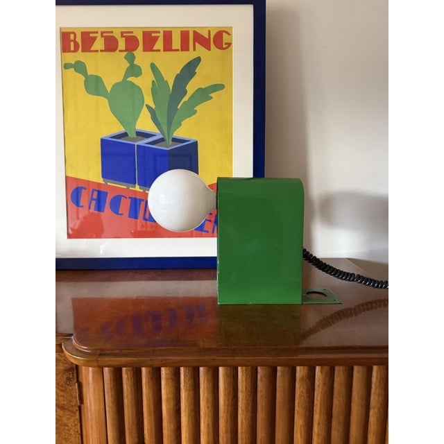 Space Age Green Table Lamp, Italy, 1970s For Sale - Image 15 of 18