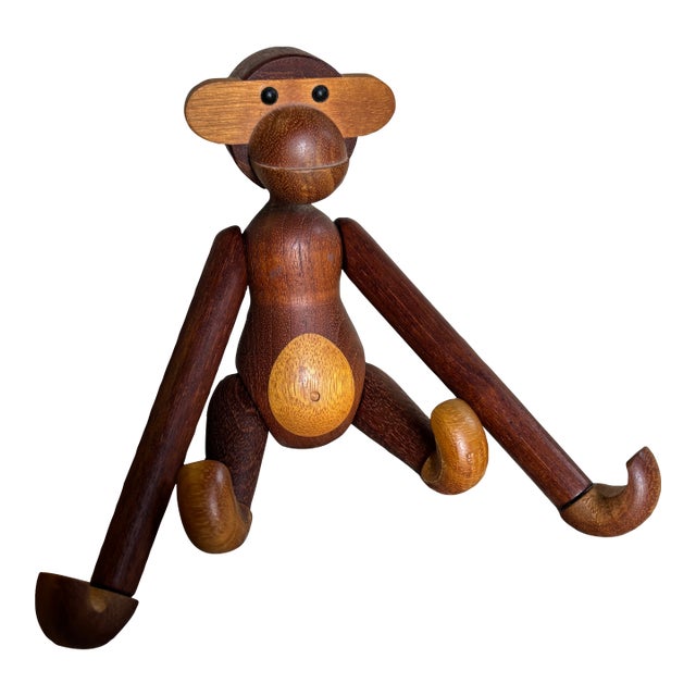 1960s Kay Bojesen Teak Monkey For Sale