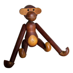 1960s Kay Bojesen Teak Monkey
