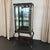 This antique, industrial, brushed steel apothecary vitrine cabinet was manufactured by Clark & Roberts of Indianapolis,...