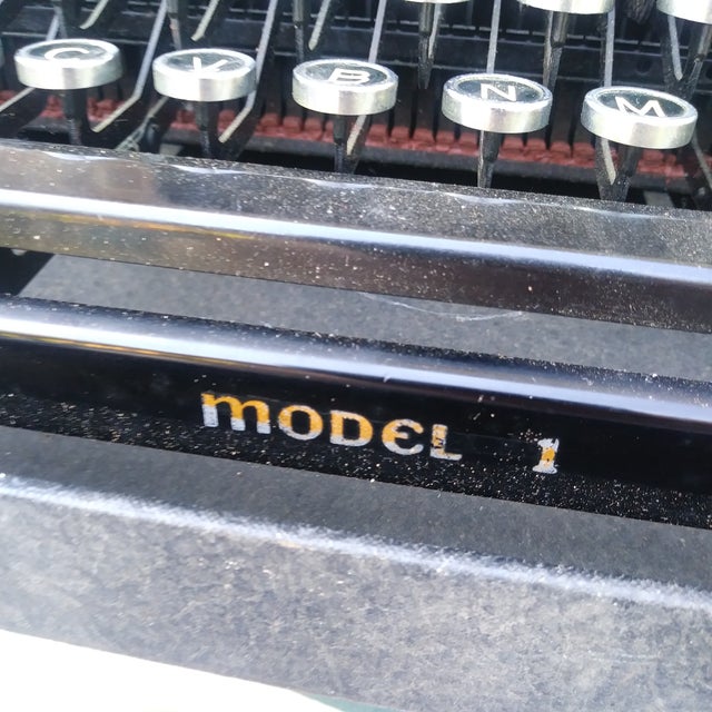 Remington Rand Model 1 Typewriter With Case For Sale - Image 6 of 18