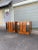 Pair of Mid Century Modern Brutalist Nightstands + Inset Smoked Mirrors | by Tobago For Sale - Image 4 of 13