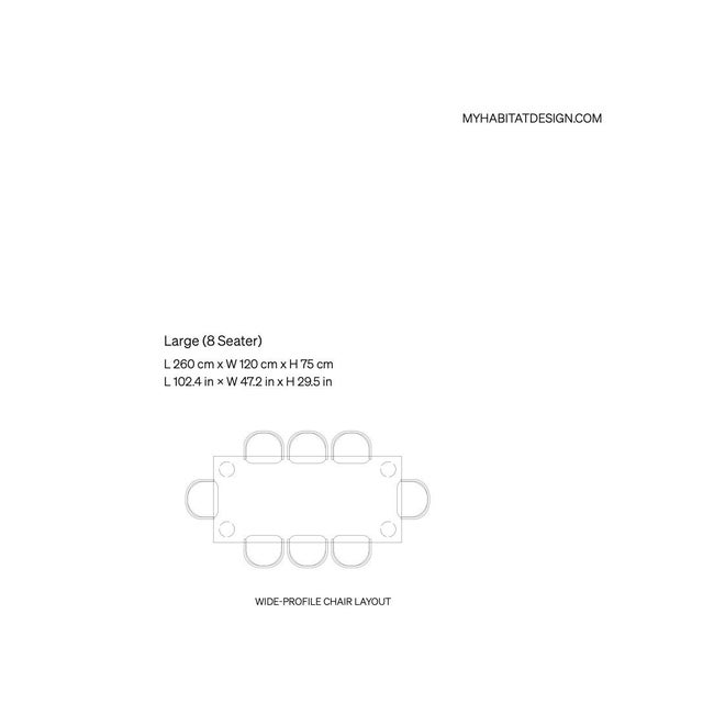 Stone Large Dining Table in Red Travertine by My Habitat Design For Sale - Image 7 of 10