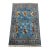 Blue Sultani Persian Style Floral Area Rug, 3'2" X 4'11" For Sale