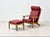 Wood High Armchair with Ottoman GE290 Series by Hans J. Wegner for Getama For Sale - Image 7 of 18
