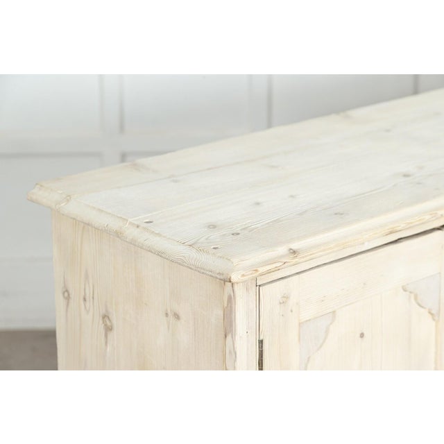 Large English Bleached Pine Locker Cabinet, 1890 For Sale - Image 12 of 16