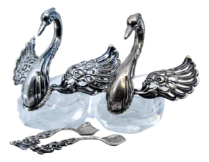 Glass Salt and Pepper Shakers, Set of 2