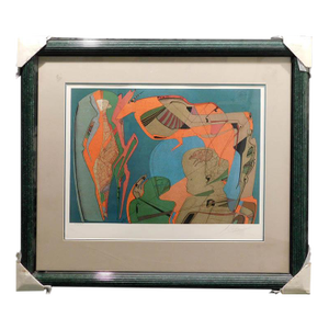 Mikail Chemiakin Carnaval Framed Hand Signed Paper Fine Art Make Offer