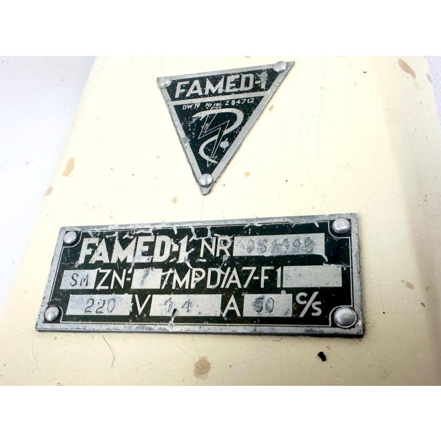 Metal Industrial Polish Famed Medical Lamp, 1950s For Sale - Image 7 of 13