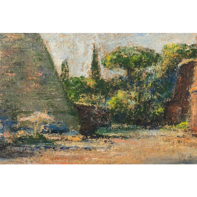 Oil on canvas realized by Pino Romanò (1934) in 1990s. Hand signed. Titled on rear. Very good condition. This piece is...