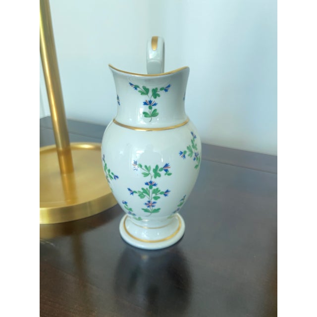 American 1980s Lenox Pitcher Made in the Usa Rare For Sale - Image 3 of 7