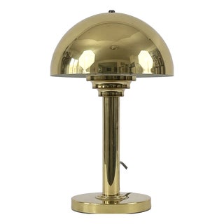 Mid-Century Modern Brass Table Lamp from WSB, Germany, 1970s For Sale