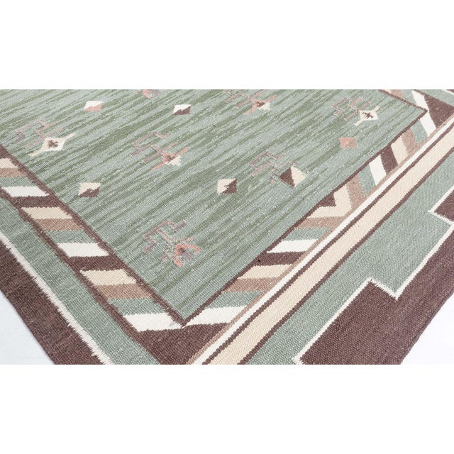Modern Modern Swedish Flat Weave Wool Rug by Doris Leslie Blau For Sale - Image 3 of 9