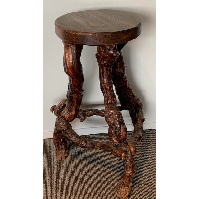 French Vine Wood Table, 1960s For Sale - Image 3 of 6
