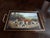 English Hunt Scene Glass Tray W/Brass Handles For Sale - Image 3 of 9