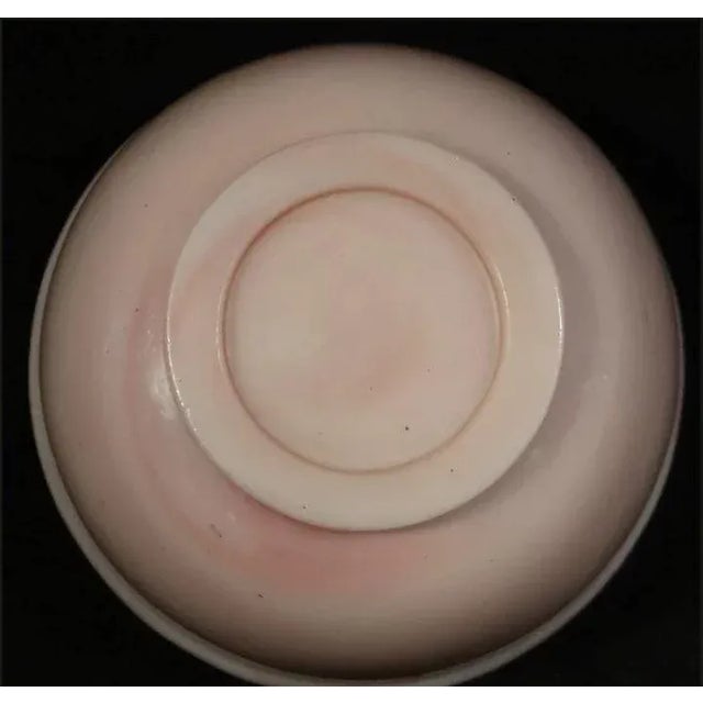 19th Century Chinese Pink Peking Glass Bowl For Sale - Image 4 of 11