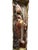 Rustic Vintage Handcrafted Wooden Wayang Golek Miniature Rod Puppet Ornaments Traditional Batik Clothing a Set of Five For Sale - Image 3 of 8