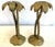 Late 20th Century Vintage Godinger Double Crossed Palm Tree Candlesticks- A Pair For Sale - Image 5 of 15