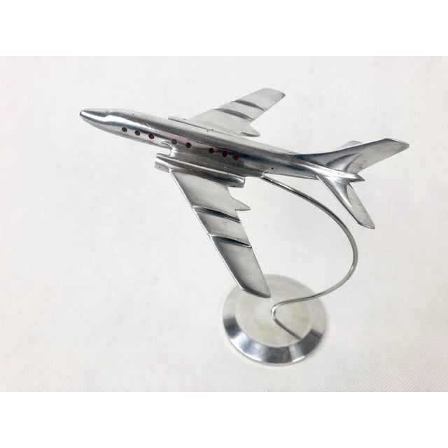 TU-124 Plane Statuette, Poland, 1950s For Sale - Image 11 of 12