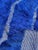 Cobalt Blue Moroccan Mrirt Wool Rug For Sale - Image 9 of 9