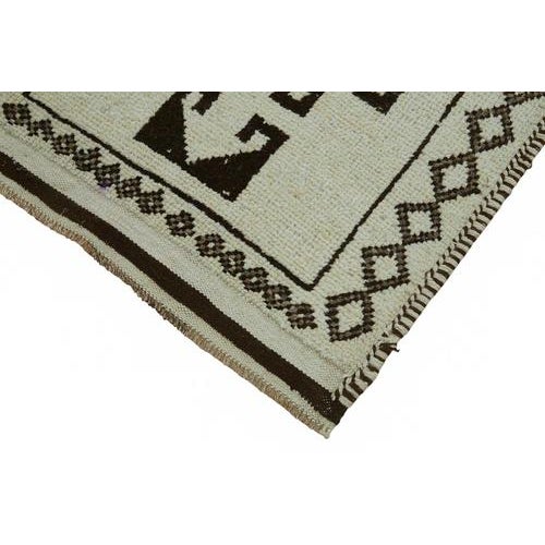 Beige Bohemian Runner Rug For Sale - Image 4 of 7