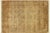 Gold Art Nouveau 1990's Pak-Persian Gold/Green Wool Rug - 6'0'' X 8'7'' For Sale - Image 8 of 9
