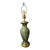 Mid 20th Century Marbro Green and White Marble Table Lamp For Sale