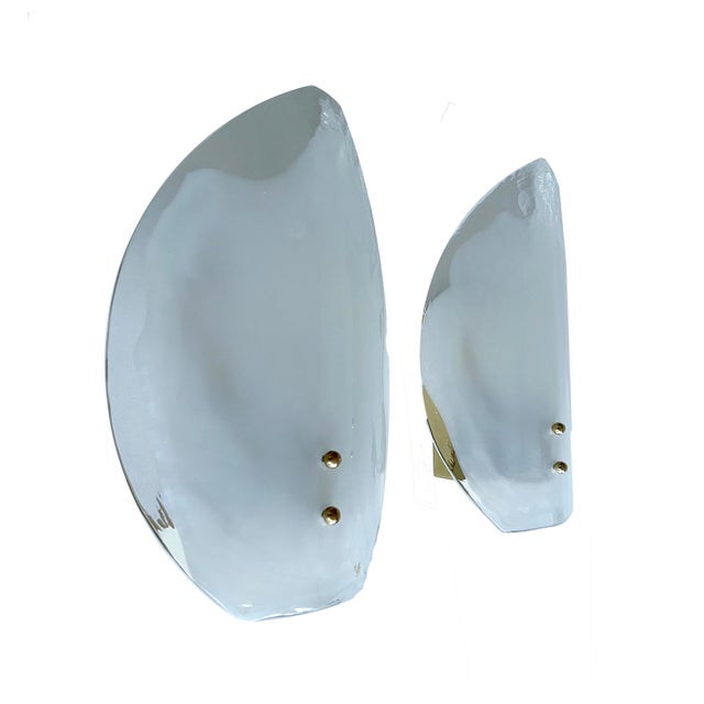 J.T. Kalmar Large Vintage Murano Glass Sconces from J.T. Kalmar, 1970s, Set of 2 For Sale - Image 4 of 18