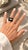 Graphic, bold, and unmistakably modern. This Italian ring is crafted in 18K rose gold and built around a deep black agate...