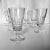 Vintage French Cut Clear Juice Glasses- Set of 6 For Sale In New York - Image 6 of 6