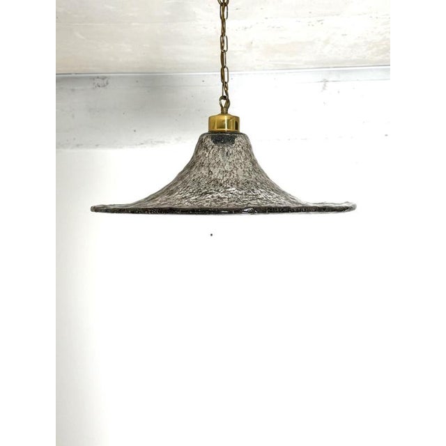 Late 20th Century Vintage Glass Pendant Lamp, 1970s For Sale - Image 5 of 7