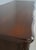 Vintage French Country Walnut Finish Low Dresser For Sale - Image 11 of 17