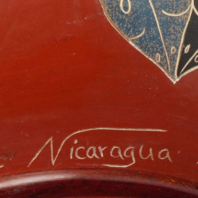 Terra Cotta Vase Lamp With Escher-Style Surface Designs by Vladimir Norori, C. 1950 For Sale - Image 9 of 10