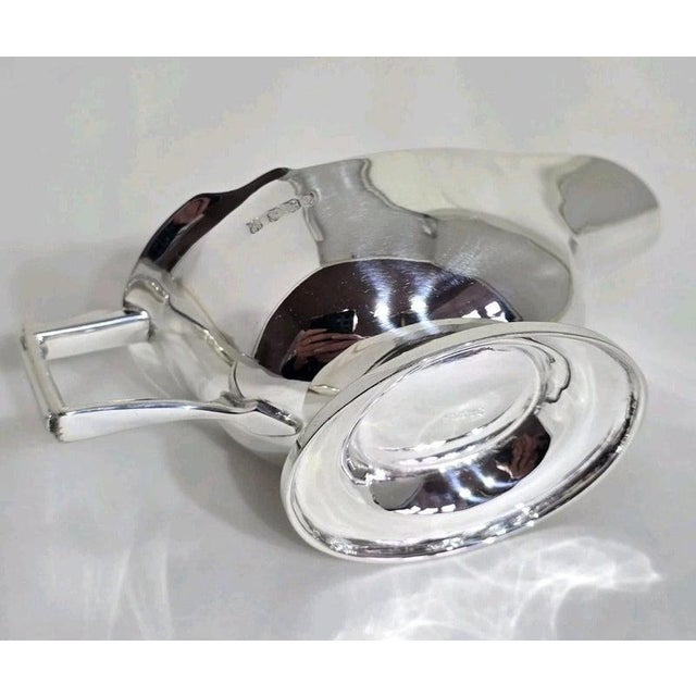 Metal Art Deco Sterling Silver Sauce Boat from Cooper Brothers & Sons, 1936 For Sale - Image 7 of 12