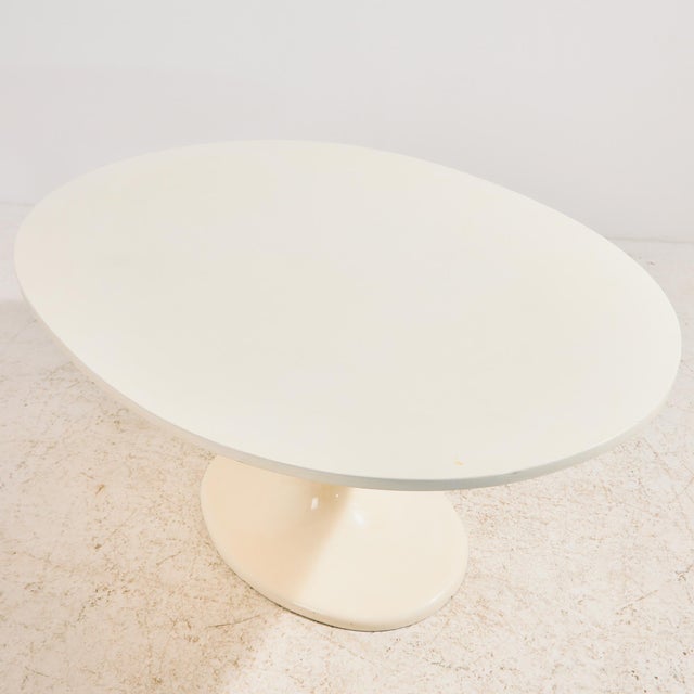 1970s Hungarian Fiberglass Dining Set by Imre Scholtz, 1970s, Set of 7 For Sale - Image 5 of 18