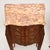 Antique French Inlaid Marble Top Bedside Chests, 1900, Set of 2 For Sale - Image 4 of 11