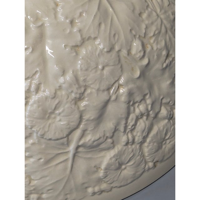 English 1920s Spode 'Imperial Fancies' Embossed Large Primrose Bowl For Sale - Image 3 of 12