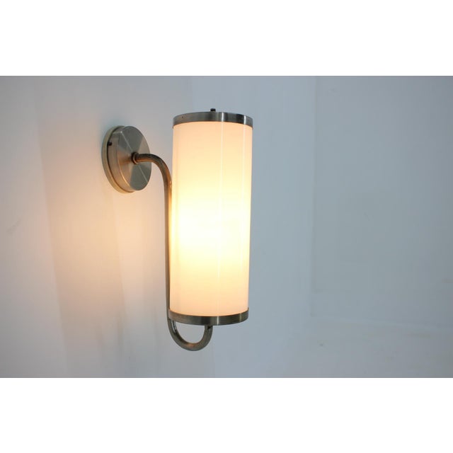 1930s Bauhaus Chrome Wall Lamp, 1930s For Sale - Image 5 of 7