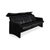 Black Lugano Three-Seater Sofa and Chair in Leather from Erpo, Set of 2 For Sale - Image 8 of 18