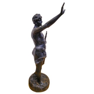 Oscar Ruffony, The Oath, Late 19th-Early 20th Century, Bronze For Sale